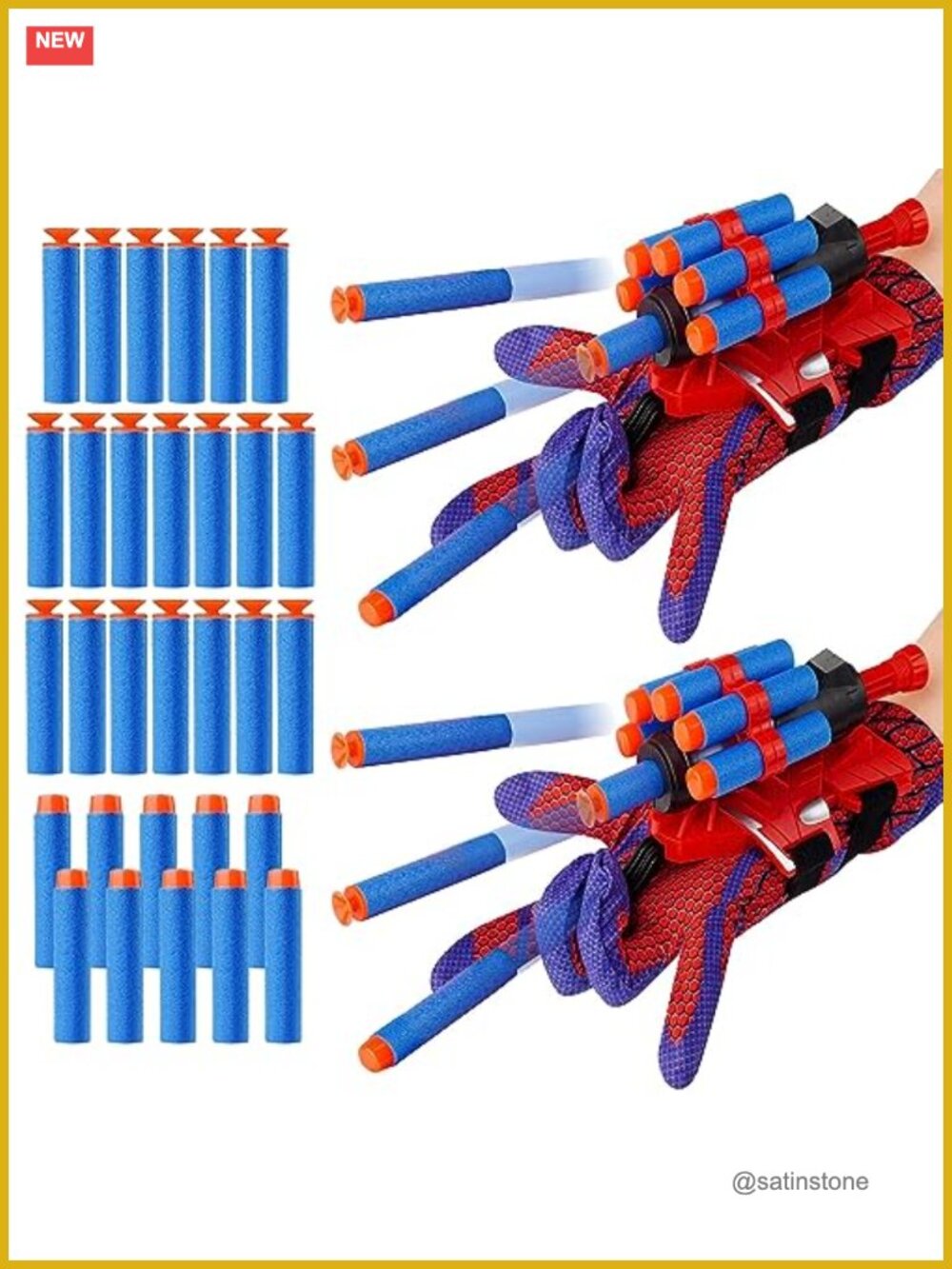 Spider Web Shooter Gloves Set for Kids Halloween Party Favors